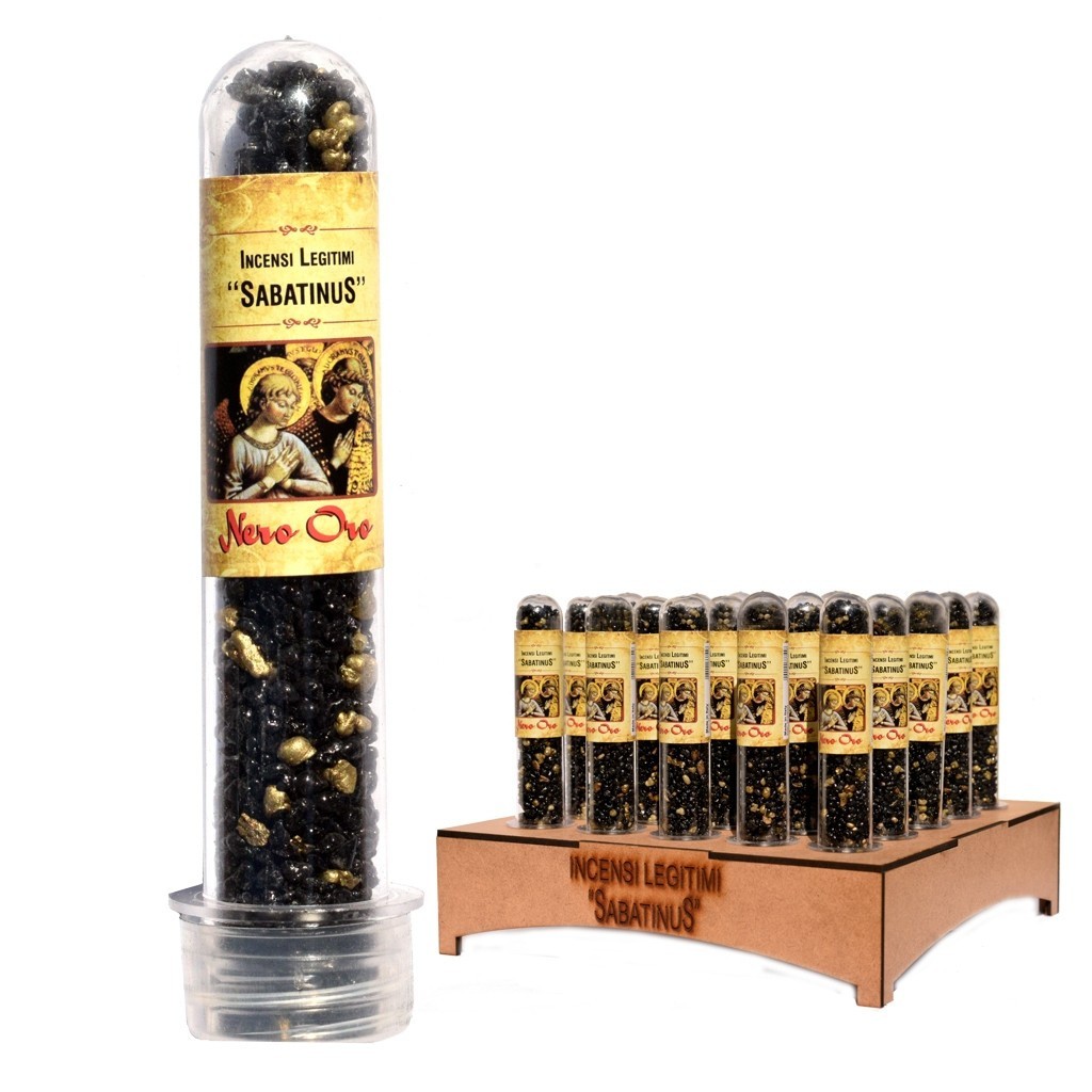 Incenso Sabatinus Importado Nero Oro Tubete 01 Unidade com 23 Gramas 33755
