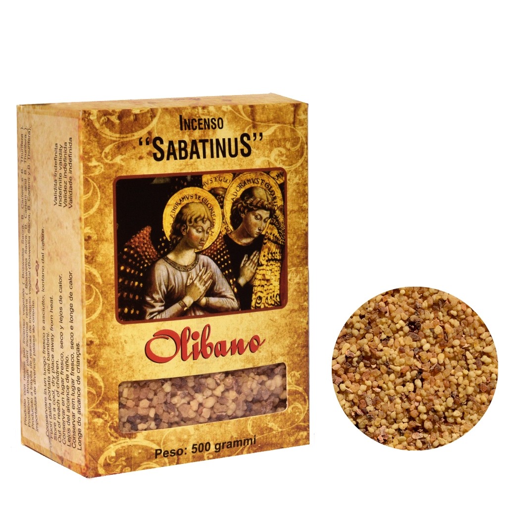 Incenso Sabatinus Importado Olíbano Frankincense 01 caixa com 500 Gramas 701101